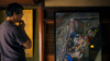 Survivor Satoshi Ogura reflects on his painting of the crash of West Japan Railways Train 5418M.