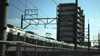 Train and building