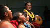 Kumu Hina and her students sing one of her compositionsCredit: Qwaves, LLC