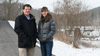 Jennifer Garner with Nicholas Kristof on location in West Virginia